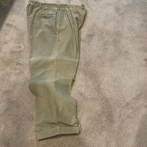 Tommy Hilfiger 40/30 beige corduroy withh cuff & front pleat